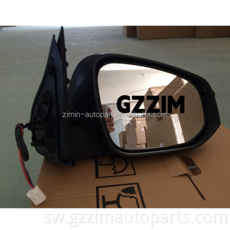 ABS CAR CAR CLOME CHROME & Nyeusi LED Vioo Vioo mlango wa kioo upande wa Hilux Vigo 2016+